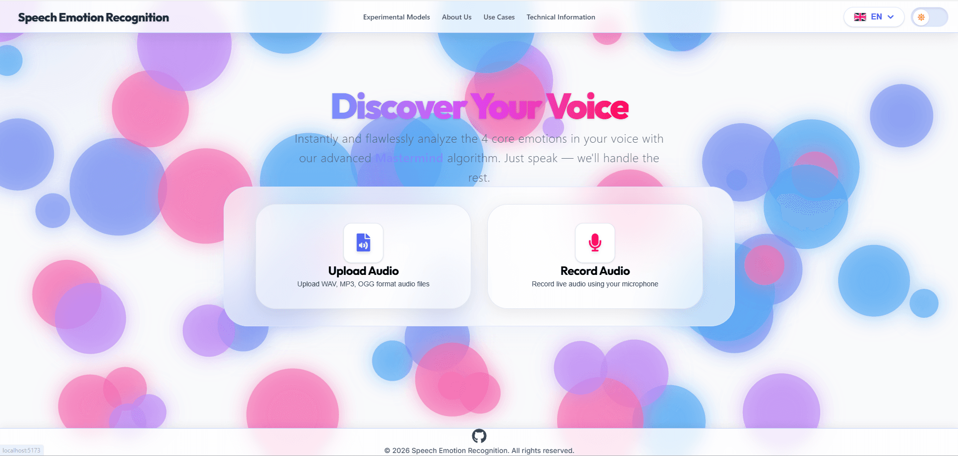 Speech Emotion Recognition System — AI-Powered Multi-Model Real-Time Analysis